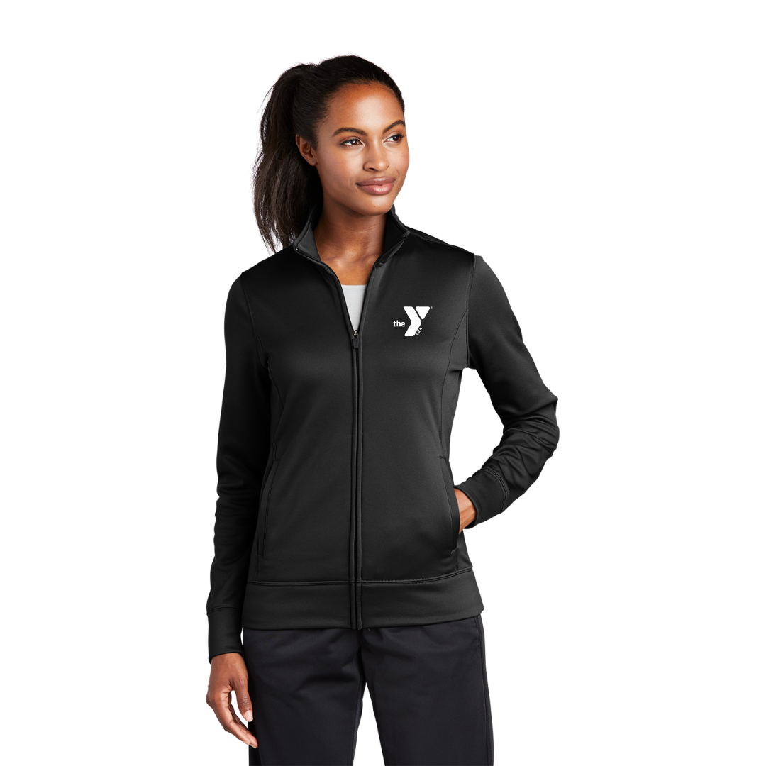 Ladies Sport-Wick Smooth Fleece Full-Zip Jacket